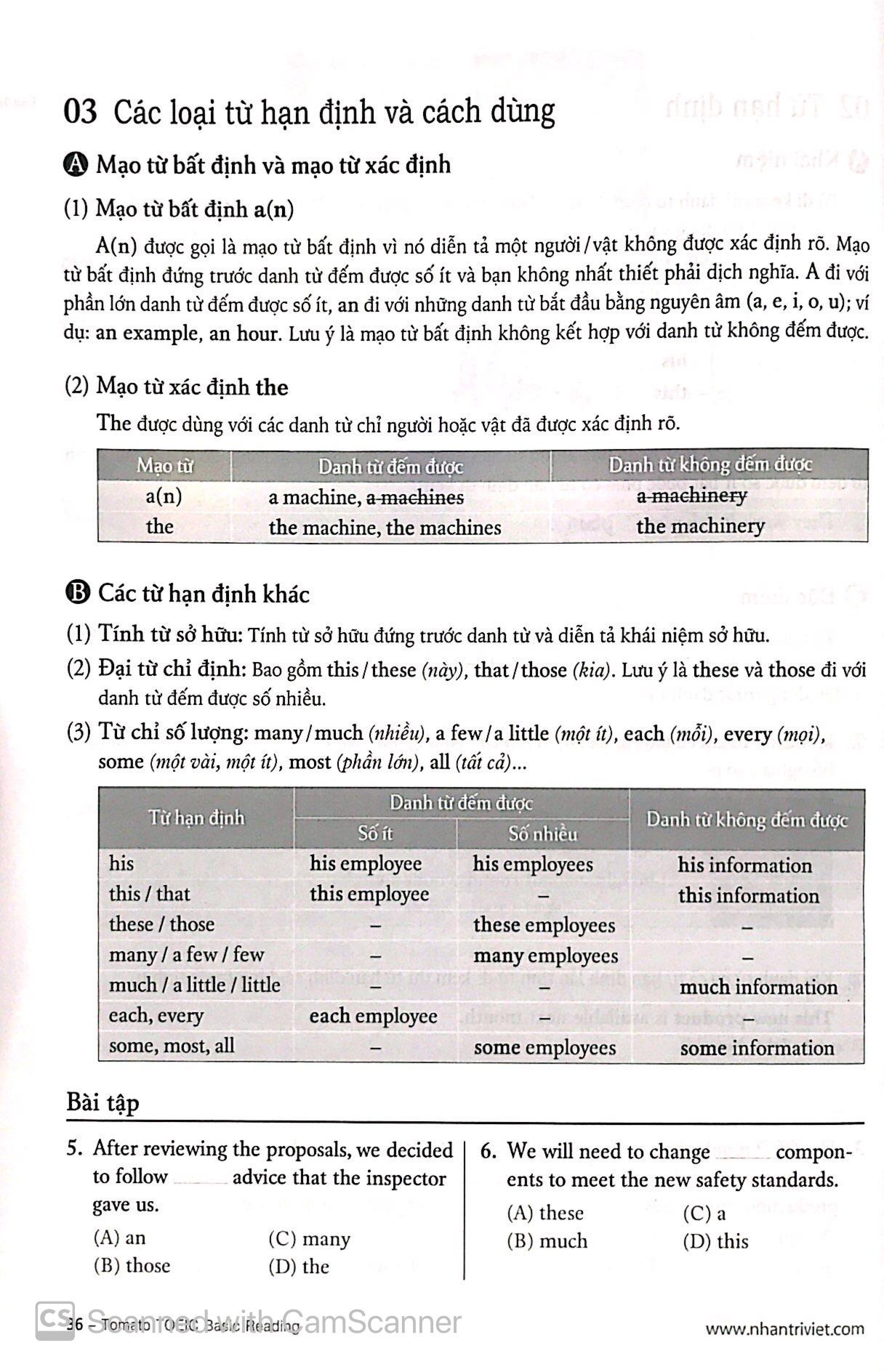 Sách Tomato Toeic Basic Reading