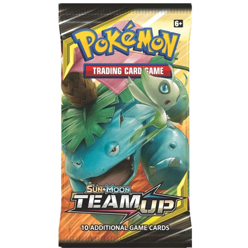 Bộ Thẻ Bài Pokemon 324 Thẻ Trading Card Game Sun&Moon Team Up TCG Sưu Tập Đẹp Đọc Đáo