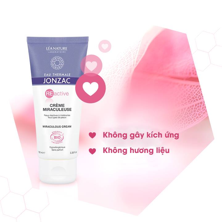 Kem Tái Tạo Nuôi Dưỡng Da Eau Thermale Jonzac Reactive Miraculous Cream 100ml