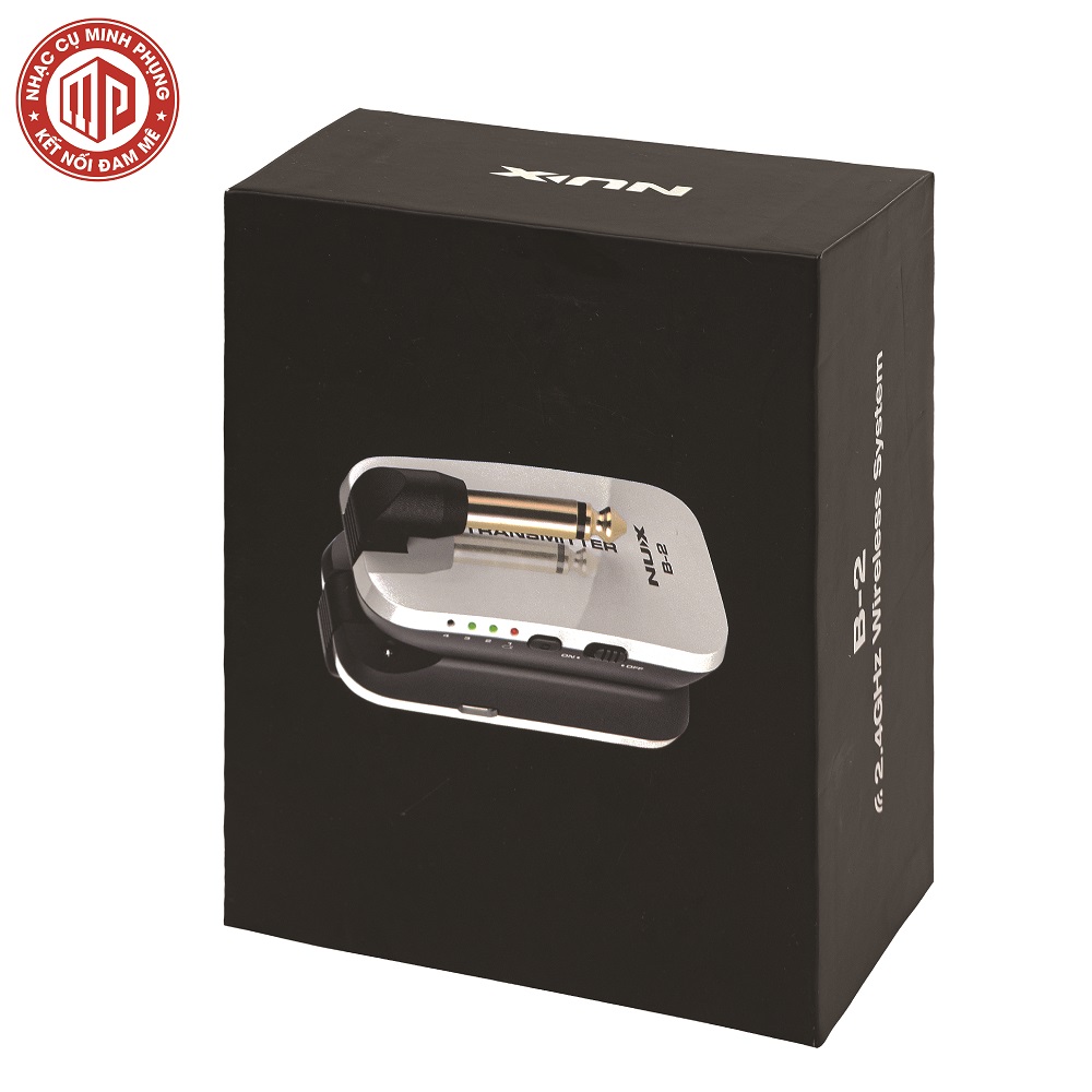 Bộ thu phát tín hiệu không dây cao cấp - 2.4GHz Guitar Wireless System - Nux B-2 / B-2 Plus - Hàng chính hãng