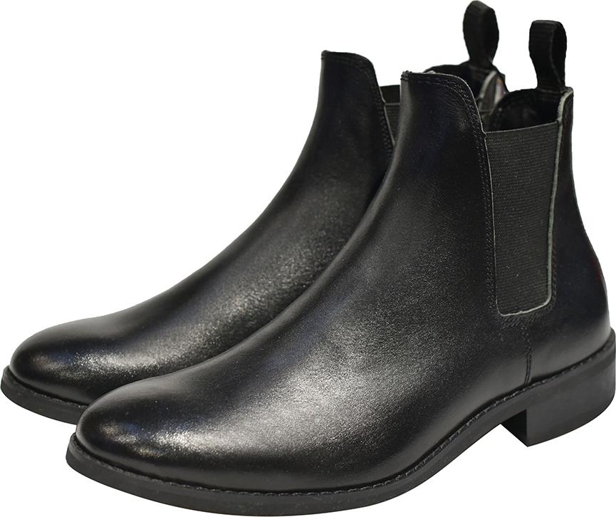 Giày Chelsea boot nam màu đen da trơn Revision 2 TFBKU8826 - Size