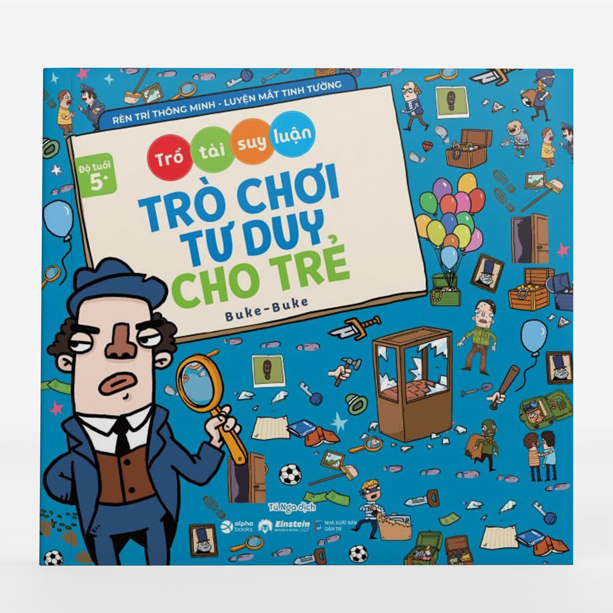 Sách - Bộ Trò Chơi Tư Duy Cho Trẻ (5 Cuốn)