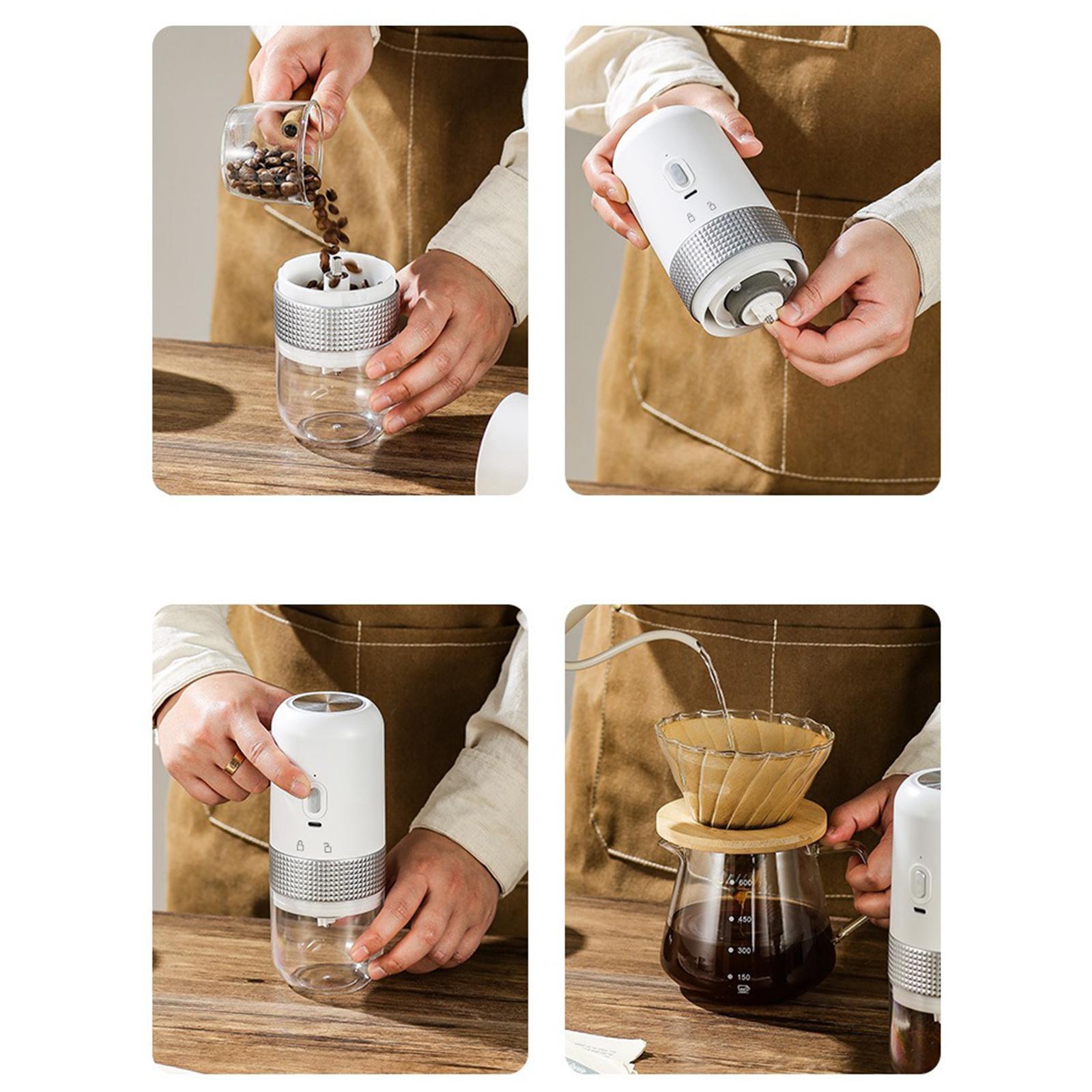 Coffee Grinder Easy to Clean for Outdoor Indoor Electric Coffee Bean Grinder