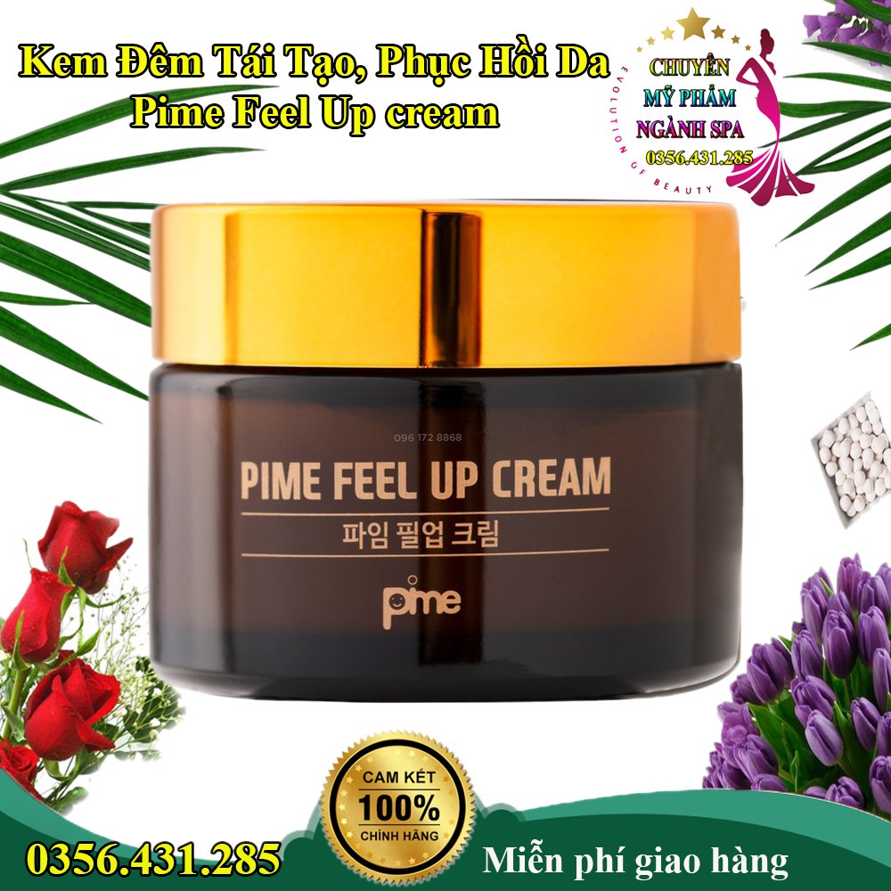 Kem đêm Pime Feel Up cream tái tạo, phục hồi da, căng bóng , mờ nám trắng da 50g