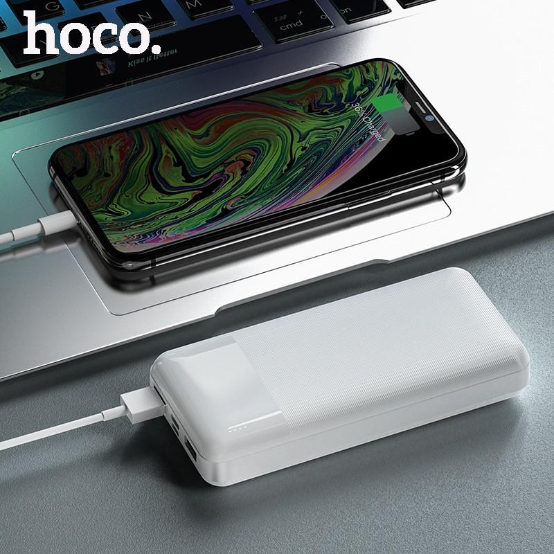 Pin sạc dự phòng Hoco J72A Easy travel 20000mAh 2 cổng Input/Output max 2A - Hàng chính hãng