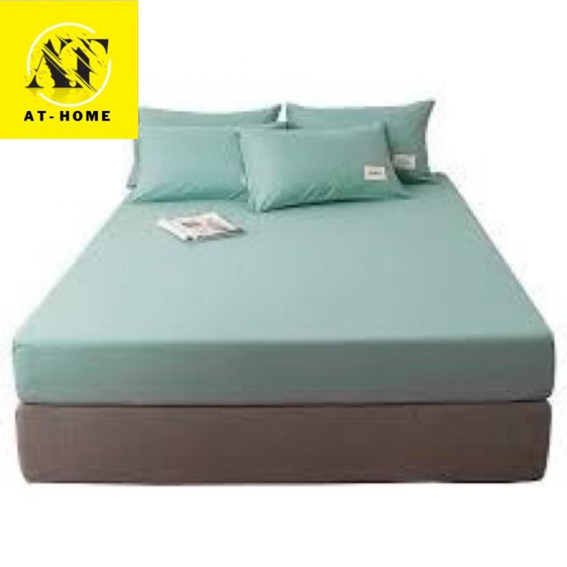 Bộ 4 Món Ga Gối Cotton Tici Xuất Nhập 100% Êm Ái Mềm Mại Cao Cấp LAN PHAM BEDDING- Xanh Ngọc
