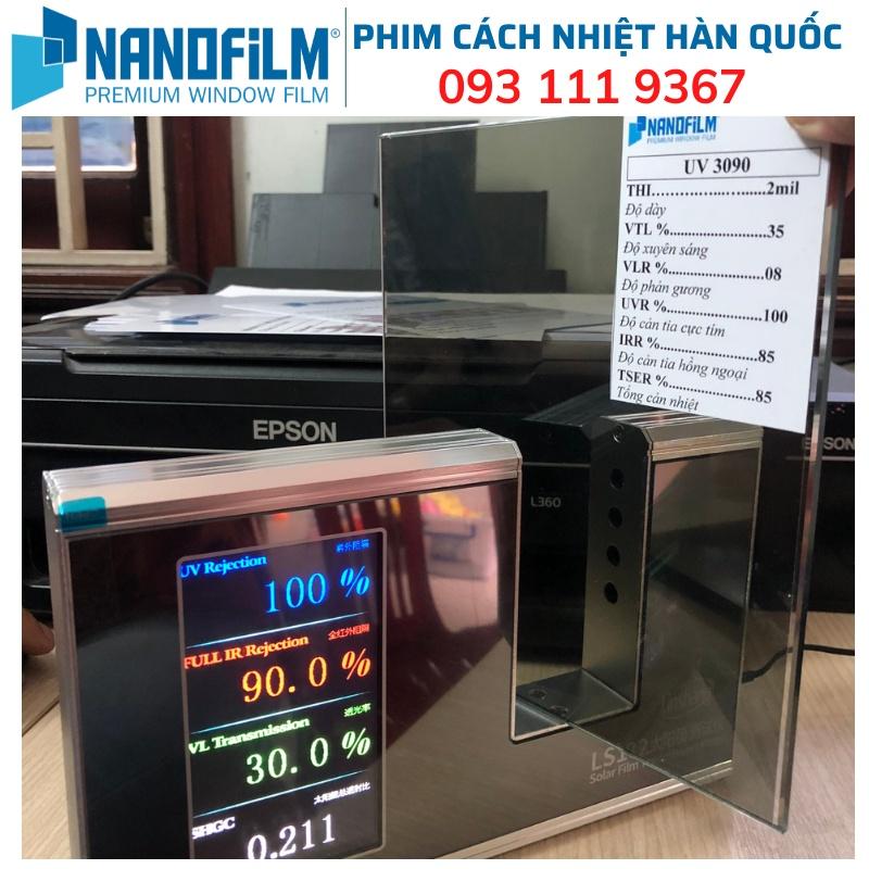 Phim cách nhiệt dán kính chống nắng cản UV 100%