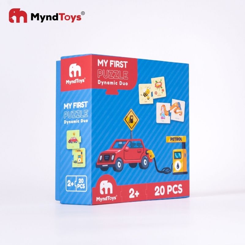 Đồ Chơi Giáo Dục Myndtoys My First Puzzle – Dynamic Duo Dành Cho Các Bé Trên 2 Tuổi