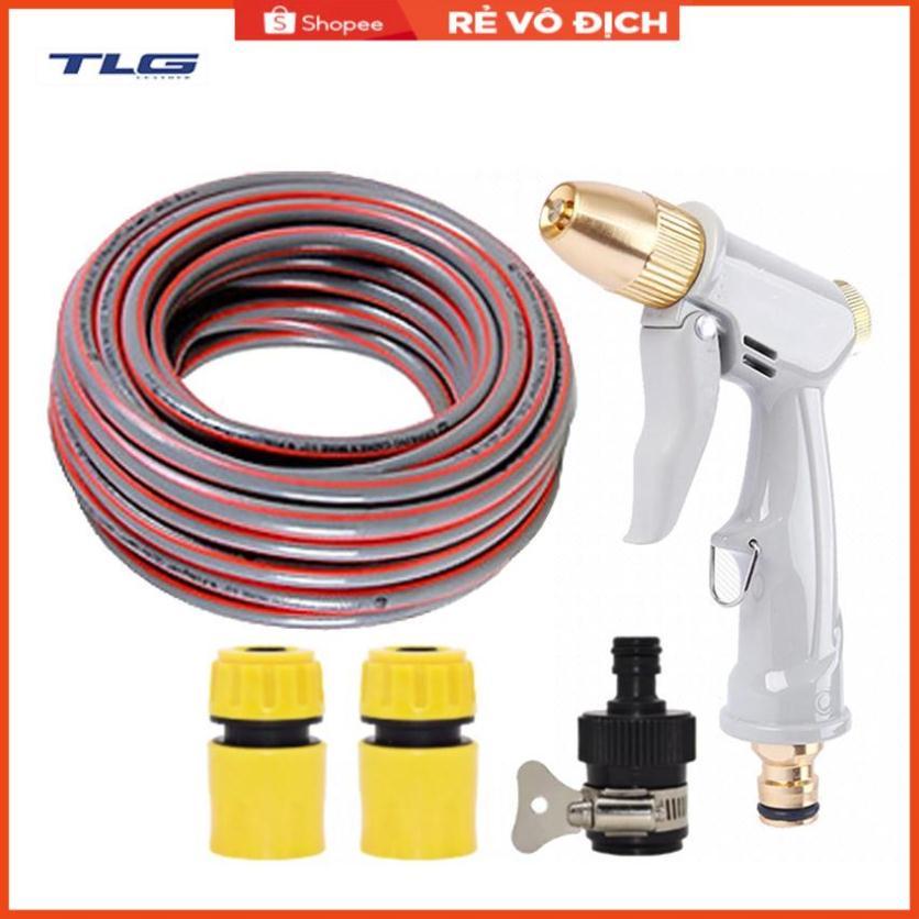 Bộ dây vòi xịt nước rửa xe, tưới cây tăng áp 3 lần, loại 20m  206846