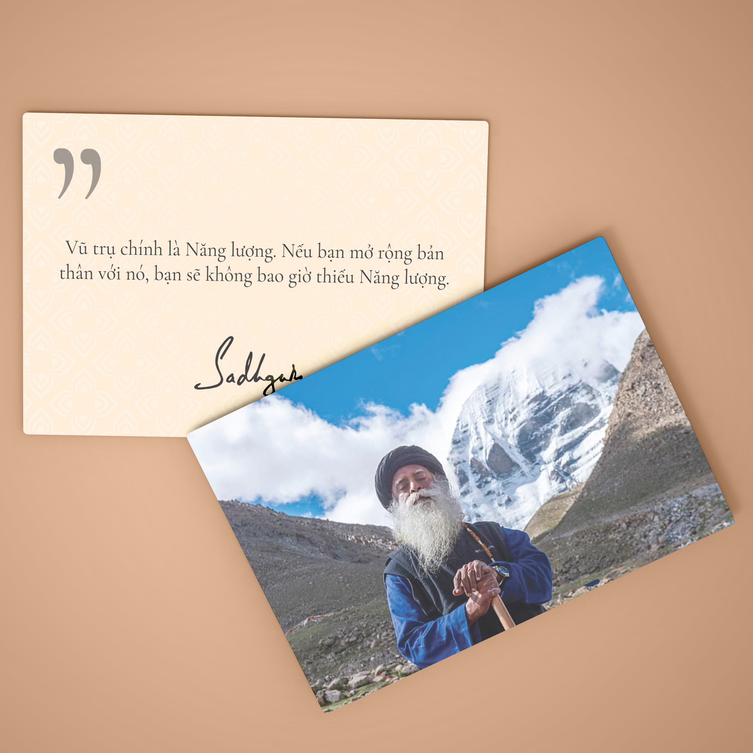 Bộ 6 ảnh Đại sư Sadhguru - Postcard