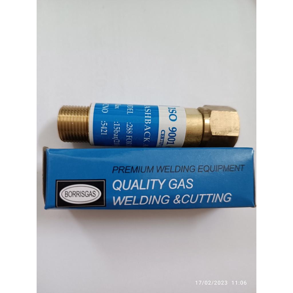 Van chống cháy ngược khí hàn Oxy-Gas 288, Van lắp đồng hồ gió đá Oxy - Acetylen