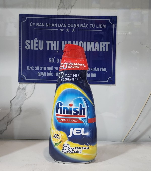 Chai 650ml Gel rửa chén Finish All in 1 Max – –