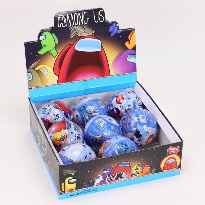 Đồ chơi trứng búp bê phi hành gia Among Us bất ngờ Suprising doll kèm phụ kiện