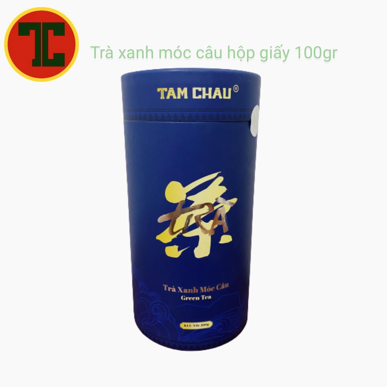 Trà xanh móc câu Tâm Châu lon giấy 100gr