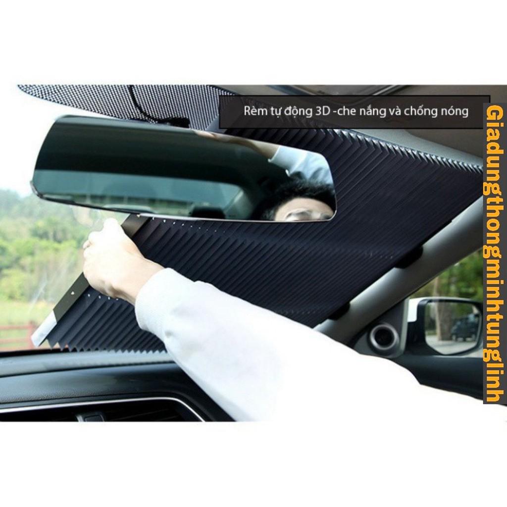 Bạt Che Nắng Kính Lái Ô Tô Cách Nhiệt Chống Nóng - 3 lớp tráng bạc, dễ dàng gấp gọn vệ sinh