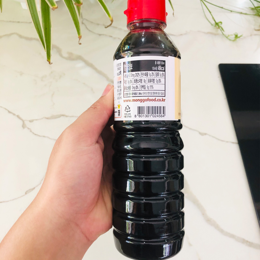 Nước Tương Monggo Jin Hàn Quốc 500ml (Monggo Soy Sauce Jin)