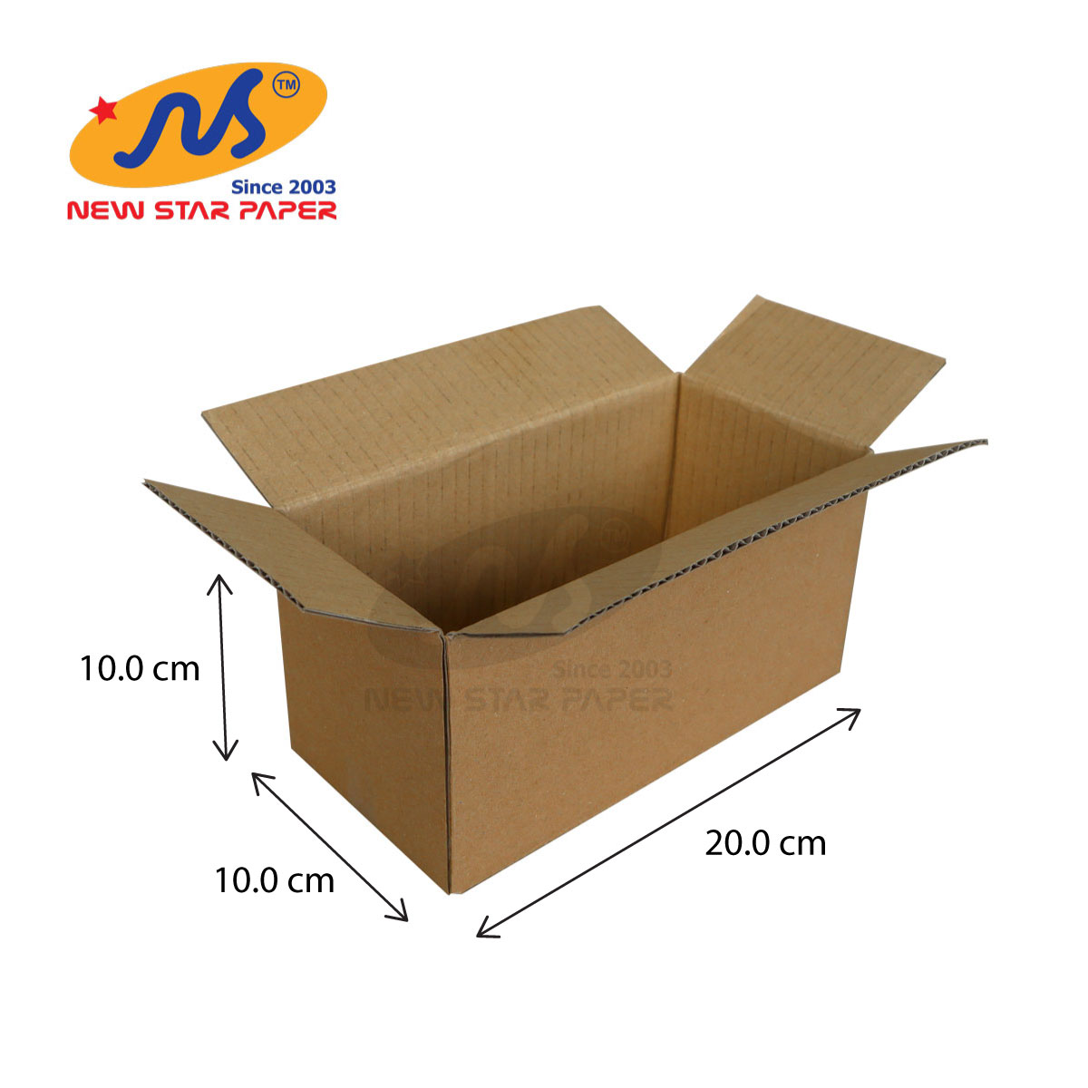 20x10x10cm - Combo 10 thùng giấy carton