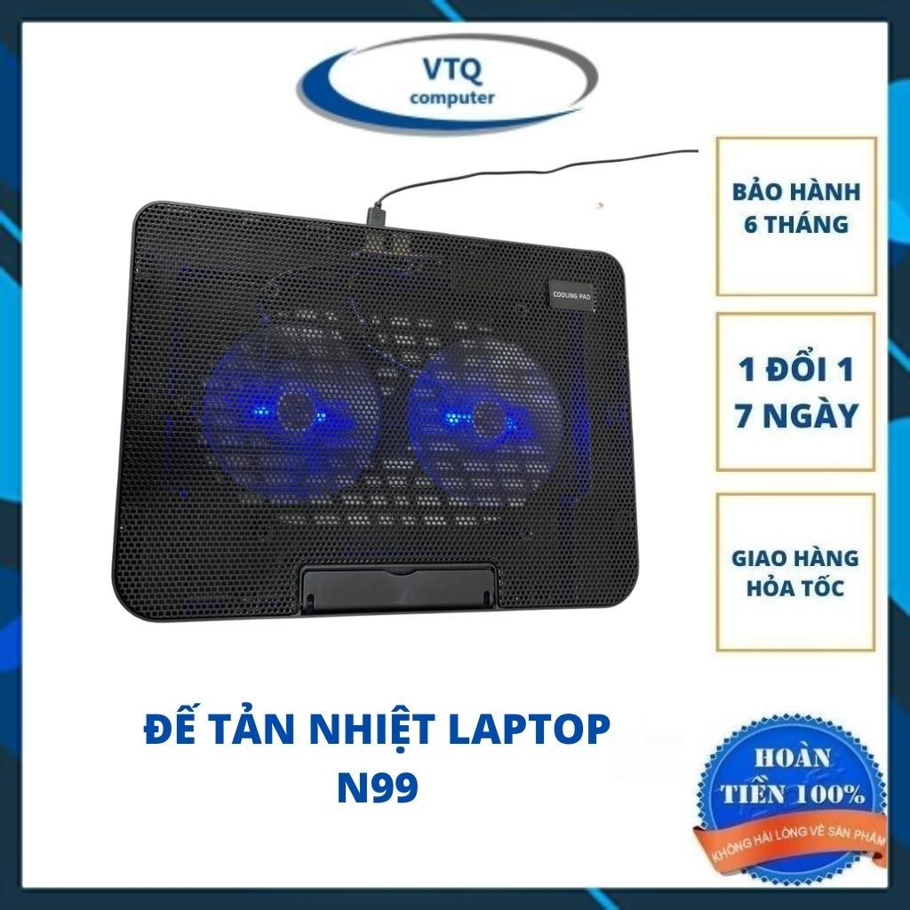 Đế giá đỡ quạt tản hút nhiệt N99 laptop máy tính bền tốt - quạt tản nhiệt to chạy êm làm mát cực nhanh