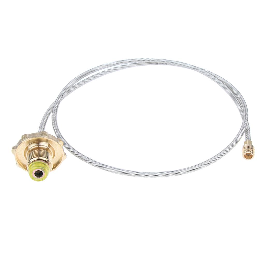Camping Stove High-Pressure Propane Hose And Adapter For Flat Gas Tank