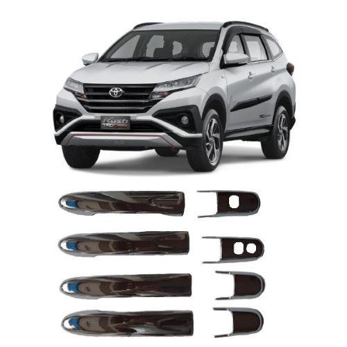 BỘ ỐP HÕM, TAY CỬA MẠ CROM DÀNH CHO XE TOYOTA RUSH 2018-2019