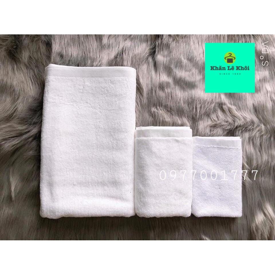 Khăn mặt, khăn tắm khách sạn cỡ trung xuất Nhật - 34x86cm/34x80cm