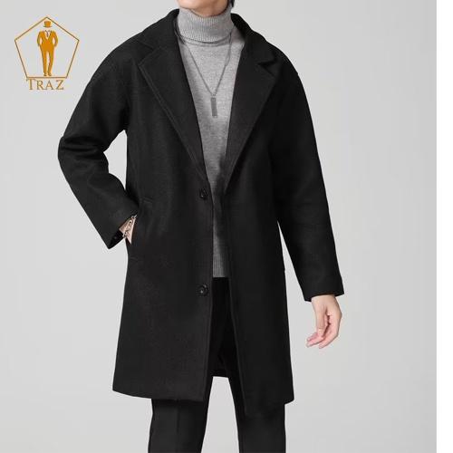Áo khoác dạ măng tô nam hàn quốc dáng ngắn TRAZ đen xám be mangto trench coat mantle manto big size XXL 3XL 4XL 5XL