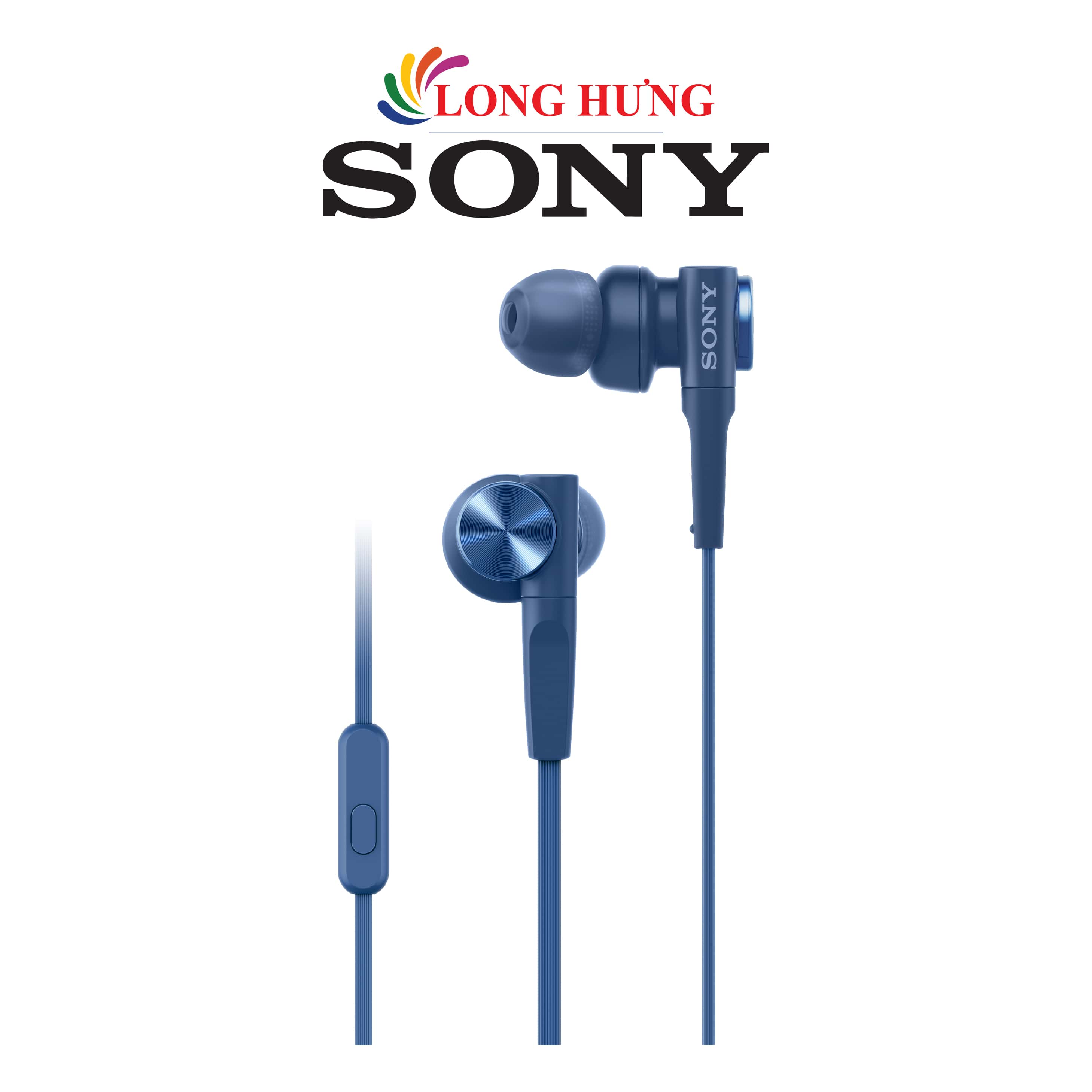 Tai nghe có dây Sony Extra Bass MDR-XB55AP - Hàng chính hãng