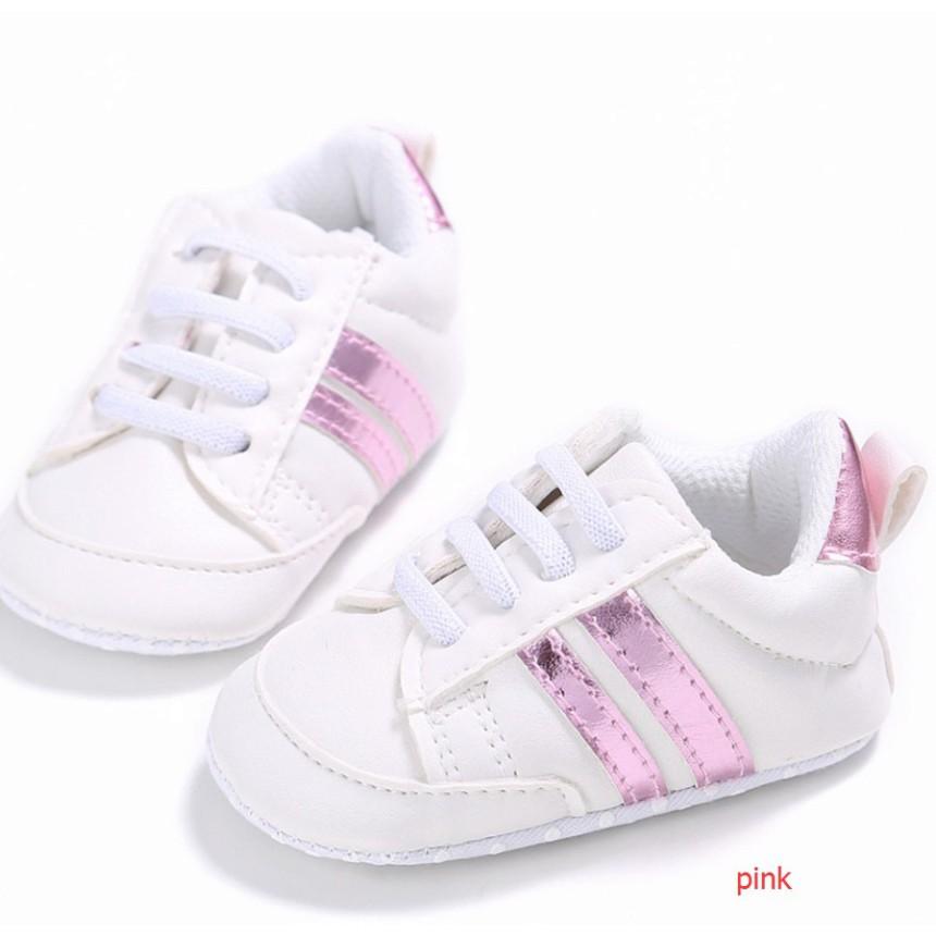 Giày Sneaker PU mềm cho trẻ sơ sinh và trẻ tập đi