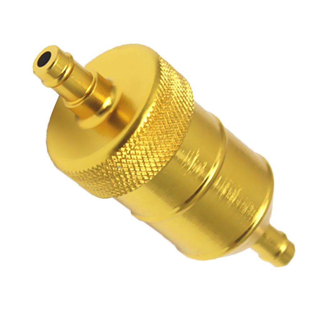 5pcs 5/16" 40  Aluminum   Fuel Inline Petrol Filter Car Auto