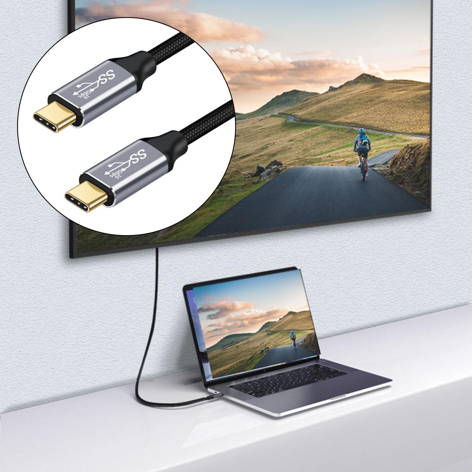 USB C to Type C Cable 3.1  10GB 100W PD Charging for