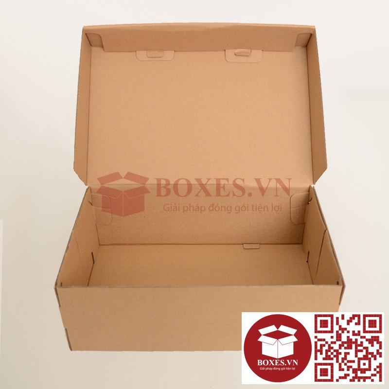 Combo 100 hộp giấy carton đựng giày 30x20x10 cm giá tại xưởng