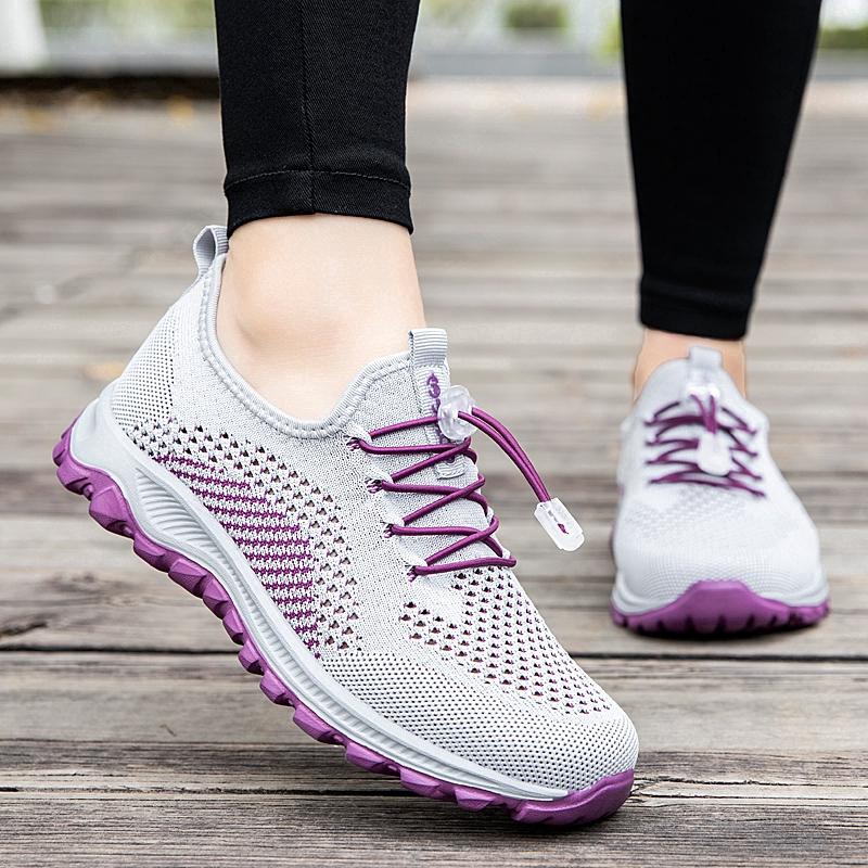 Giày Sneaker Thể Thao Chống Trượt Cho Nữ