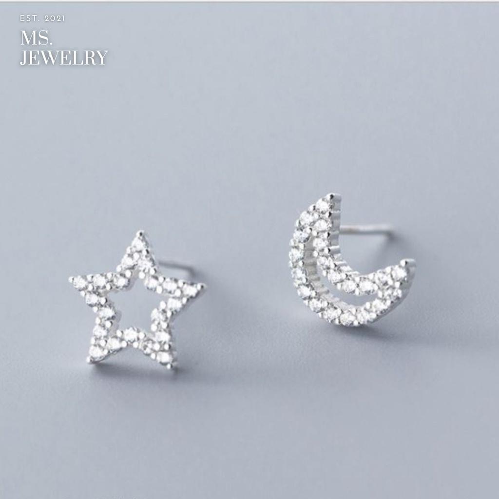 Khuyên Tai Bạc S925 Đính Đá Cubic Zirconia