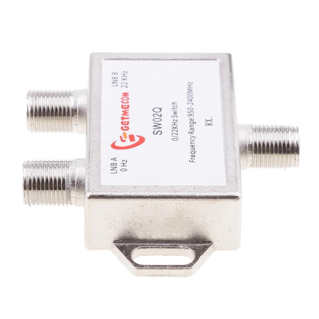 2X 2x1 LNB Multi FTA Switch 0/22KHz LNBF