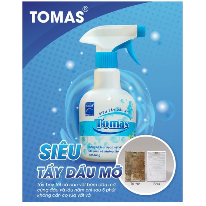 Siêu Tẩy Dầu Mỡ TOMAS 550ml