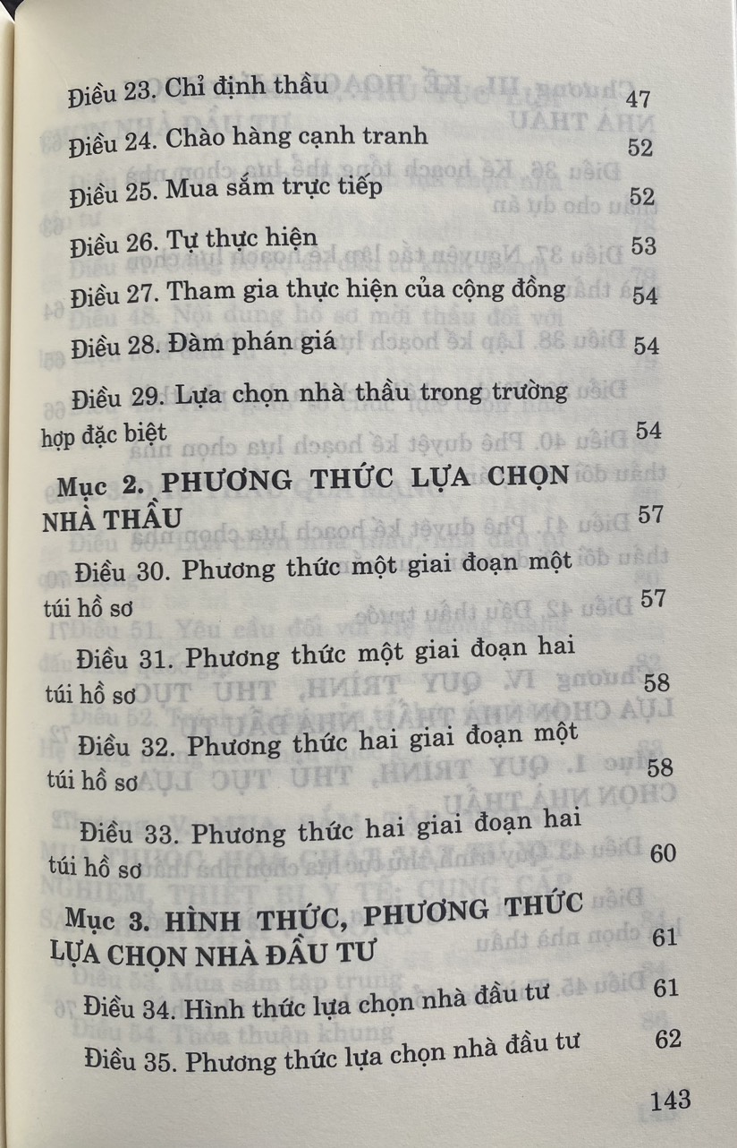 Luật Đấu Thầu 