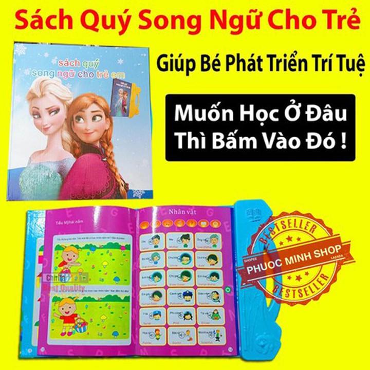 Sách nói song ngữ điện tử Anh -Việt cho bé có Tặng Kèm Pin