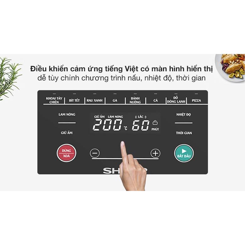 Nồi Chiên Không Dầu Điện Tử Sharp KF-AF70EV-BK - Hàng Chính Hãng