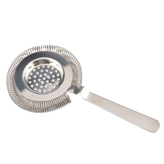 Chặn đá shaker cán gập inox - Strainer cocktail cán gập