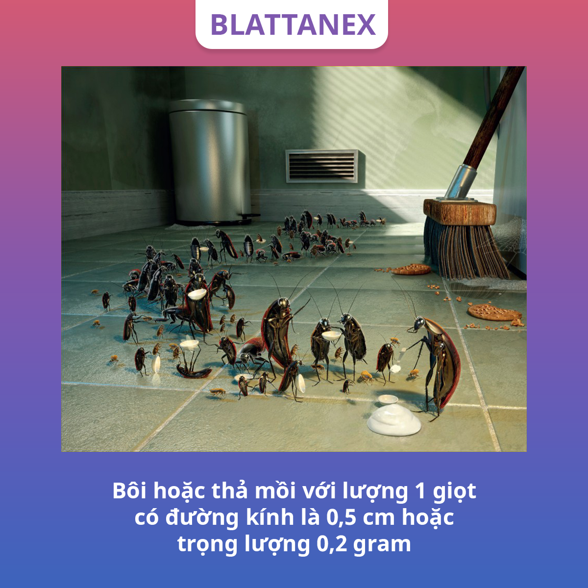 Gel Diệt Gián Blattanex Chính Hãng