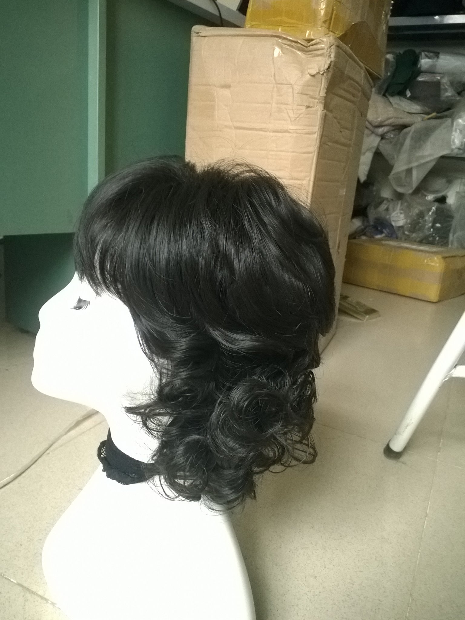 Tóc giả nữ trung niên 9026 FREESHIP tóc giả trung niên, tóc nữ trung niên, tặng lưới chụp