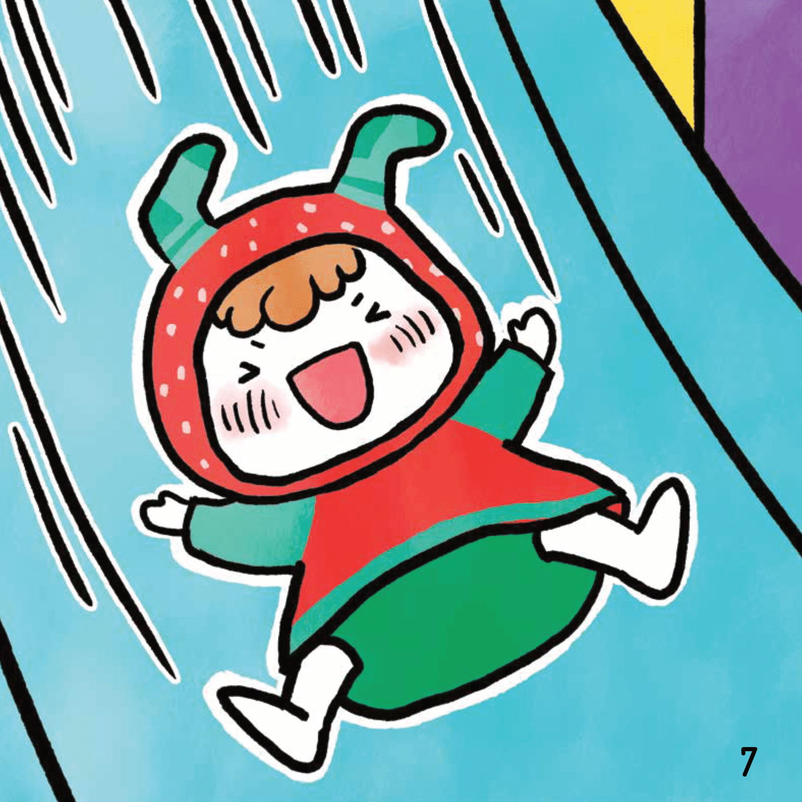 Sách Ehon Bé Vui Bé Khỏe - Chơi Cầu Trượt