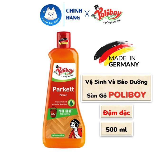 Nước Lau Sàn Gỗ Tự Nhiên POLIBOY Bảo Dưỡng Sàn Gỗ, Chống Ẩm Mốc, Mối Mọt 500ml