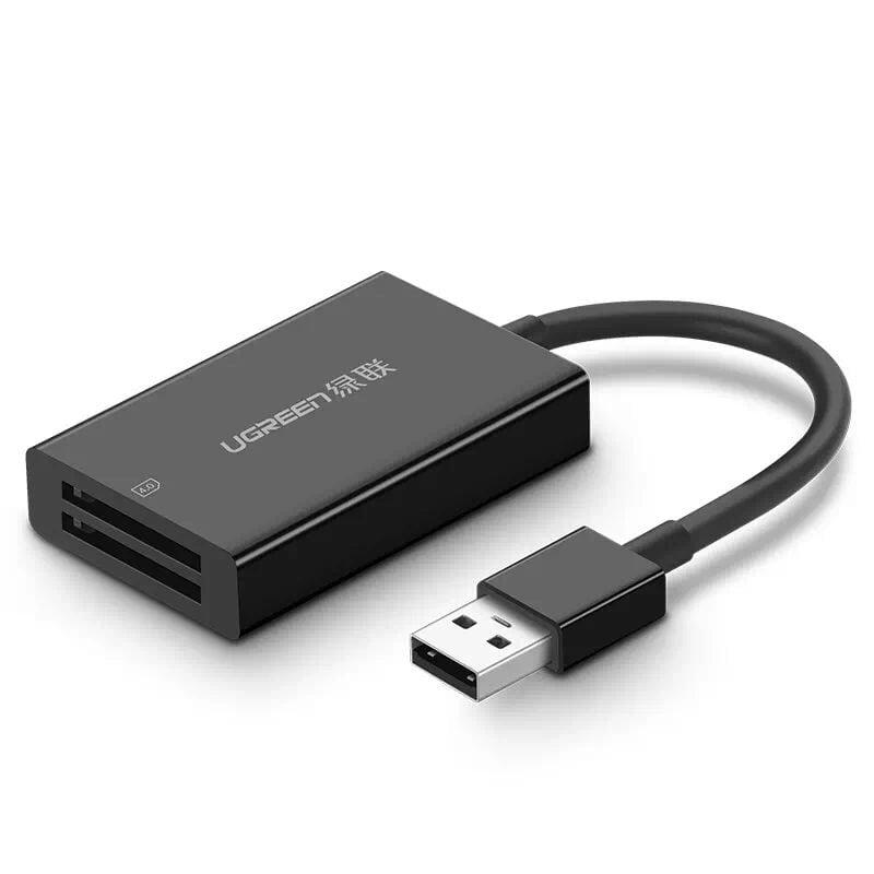 Ugreen UG40748CM103TK 8CM màu Đen Đầu đọc thẻ USB 3.0 sang 2 cổng SD 4.0 cao cấp - HÀNG CHÍNH HÃNG