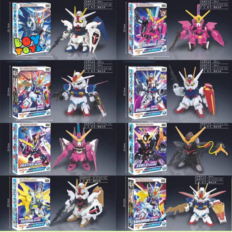 Mô hình lắp ráp GUNDAM mẫu mới SD BB bộ sưu tập Destiny Freedom Thunder Justice Pulse - CLOUDSTOREV2