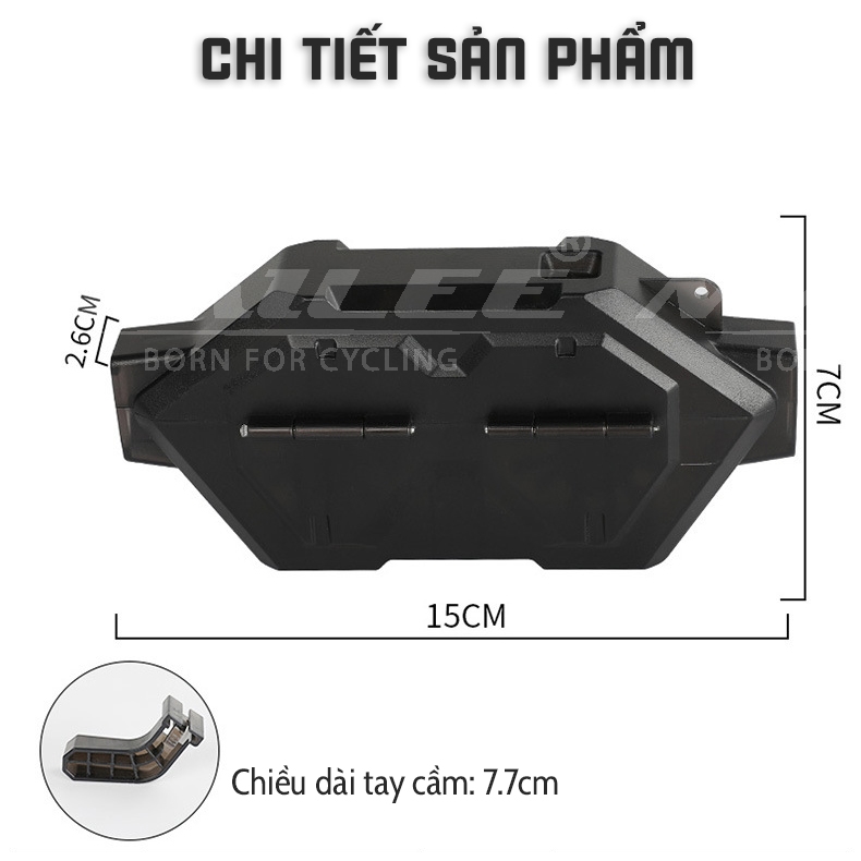 Hộp Chà Vệ Sinh Sên Xích Xe Đạp Chất liệu Nhựa ABS có nam châm hút mạt sắt CSXD-ML Mai Lee