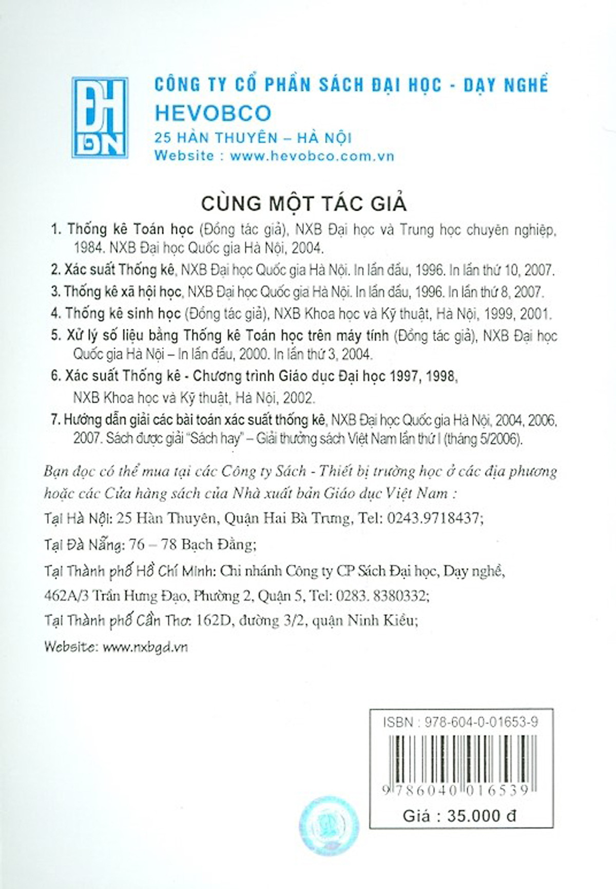 Giáo Trình Thống Kê Xã Hội Học - Dùng Cho Các Trường Đại Học Khối Xã Hội Và Nhân Văn, Các Trường Cao Đẳng