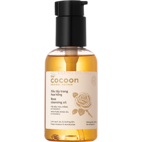 Dầu tẩy trang hoa hồng Cocoon làm sạch sâu và dưỡng ẩm (140ml) - Hàng chính hãng