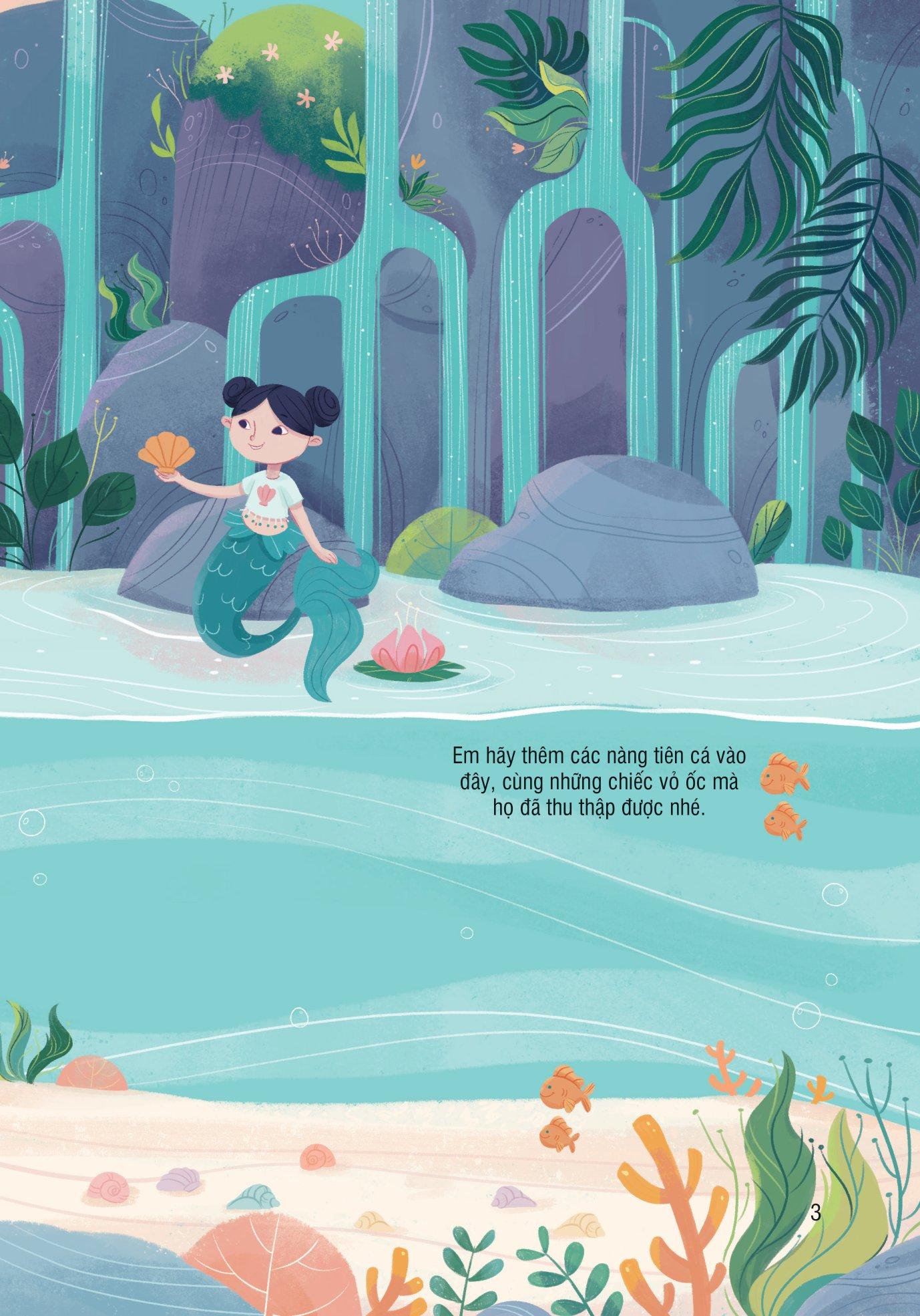 Bóc Dán Thông Minh - Nàng Tiên Cá