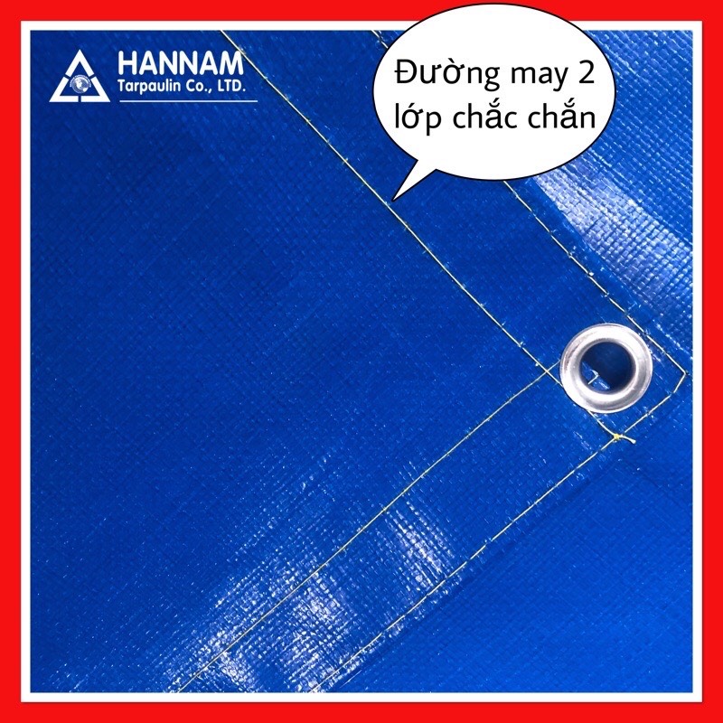 Bạt Che Nắng, Che Mưa Xanh Cam Hàn Quốc 3 Met